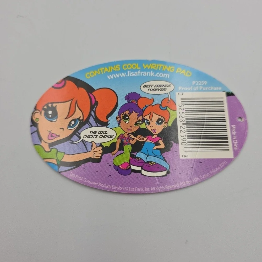Vintage Lisa Frank Original Cardboard Tags Lot Of 5
